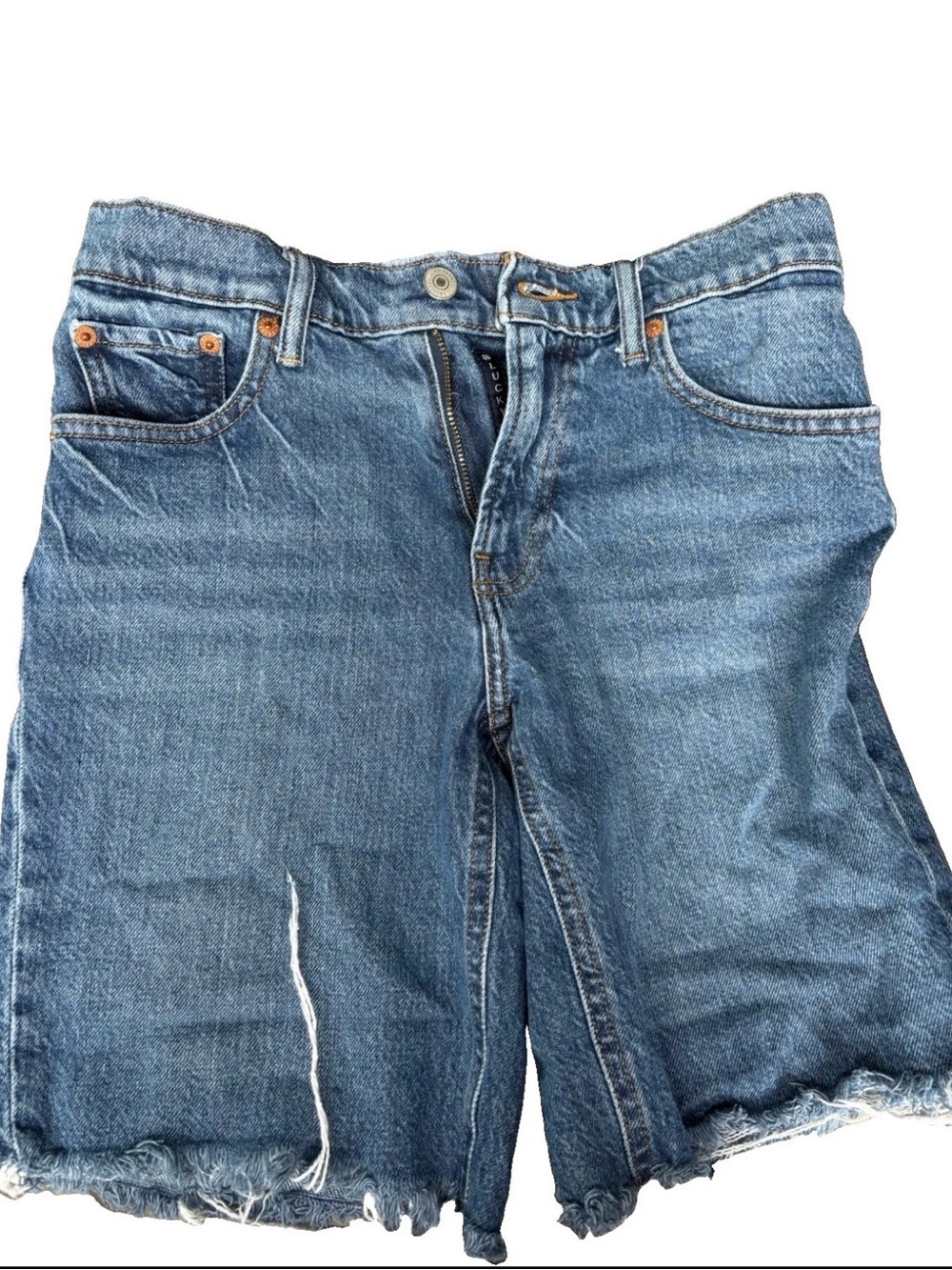 Lucky Brand Medium Wash Denim Cutoff Shorts